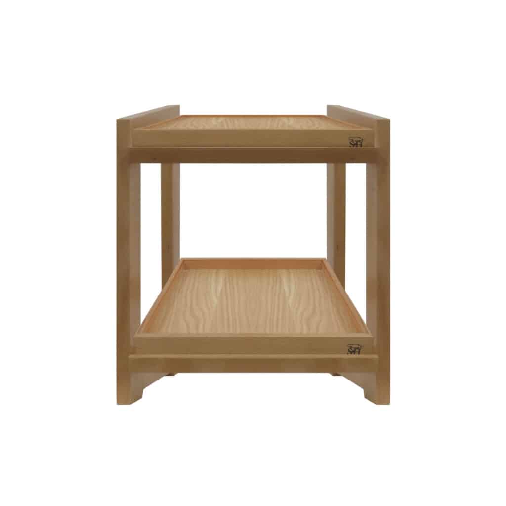 Smith & Hubble – Elevate Coastal Beech Two-Tier Pastry Display GN1/2 – Elevate Coastal Beech Timber Tray GN1/2