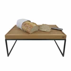 Smith & Hubble – Elevate Timber Tray Coastal Beech GN1/1 – Bread Cutting Grate Coastal Beech GN1/1 – Elevate Metal Stand GN1/1