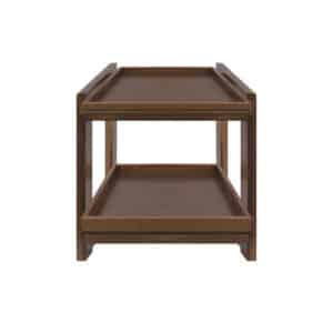 Smith & Hubble – Elevate Walnut Two-Tier Pastry Display GN1/2 – Elevate Walnut Timber Tray GN1/2